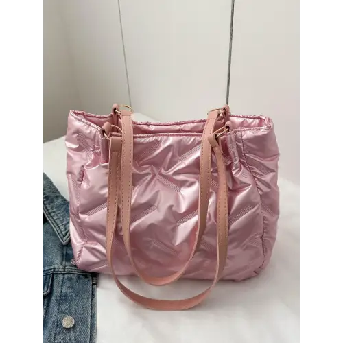 Chic Silver Shoulder Bag