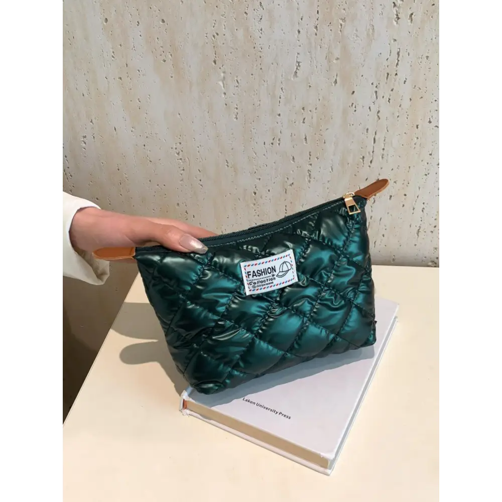 Chic Solid Quilted Clutch Set for a Stylish Touch