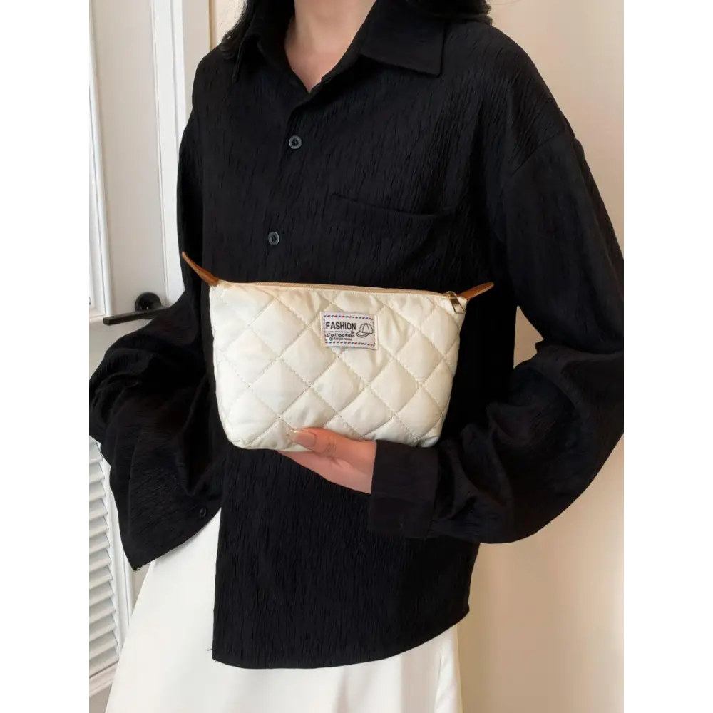 Chic Solid Quilted Clutch Set for a Stylish Touch