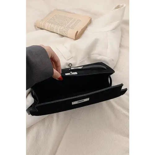 Chic Suede PU Leather Strap Shoulder Bag