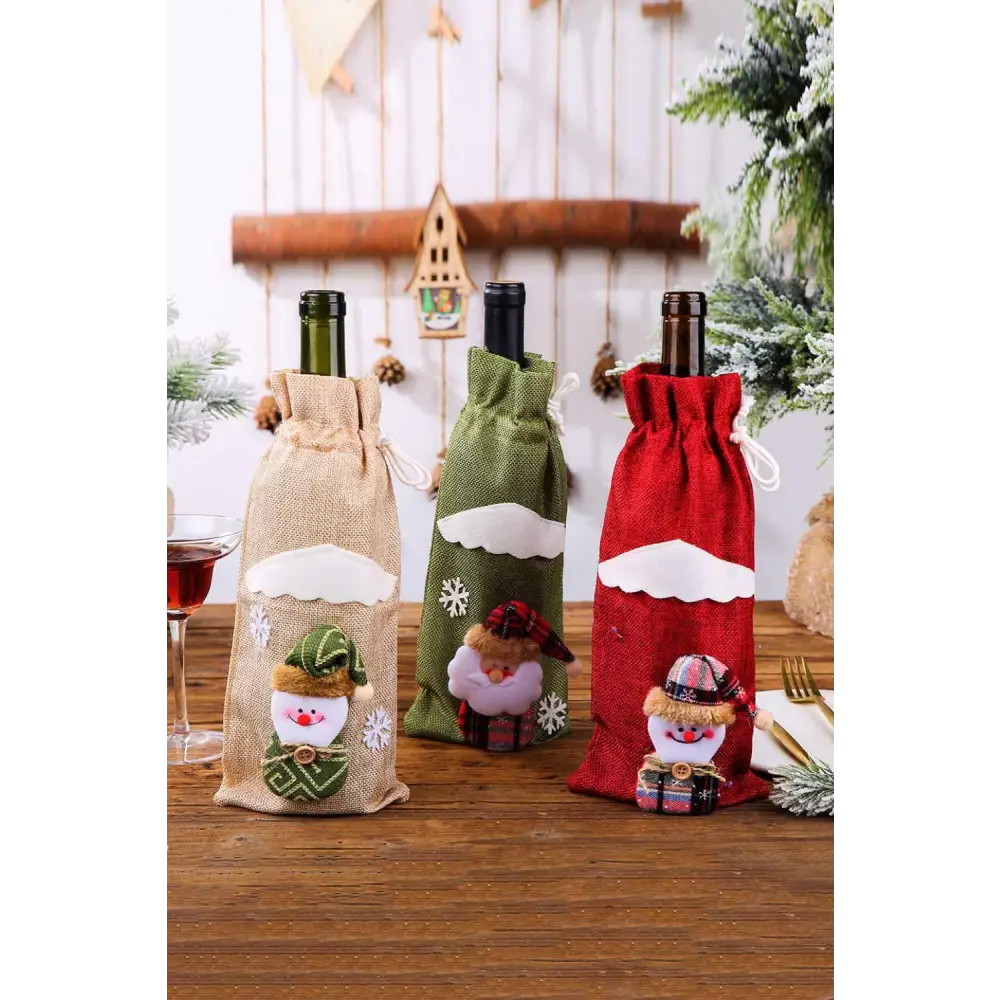 Christmas Gnome Bottle Cover