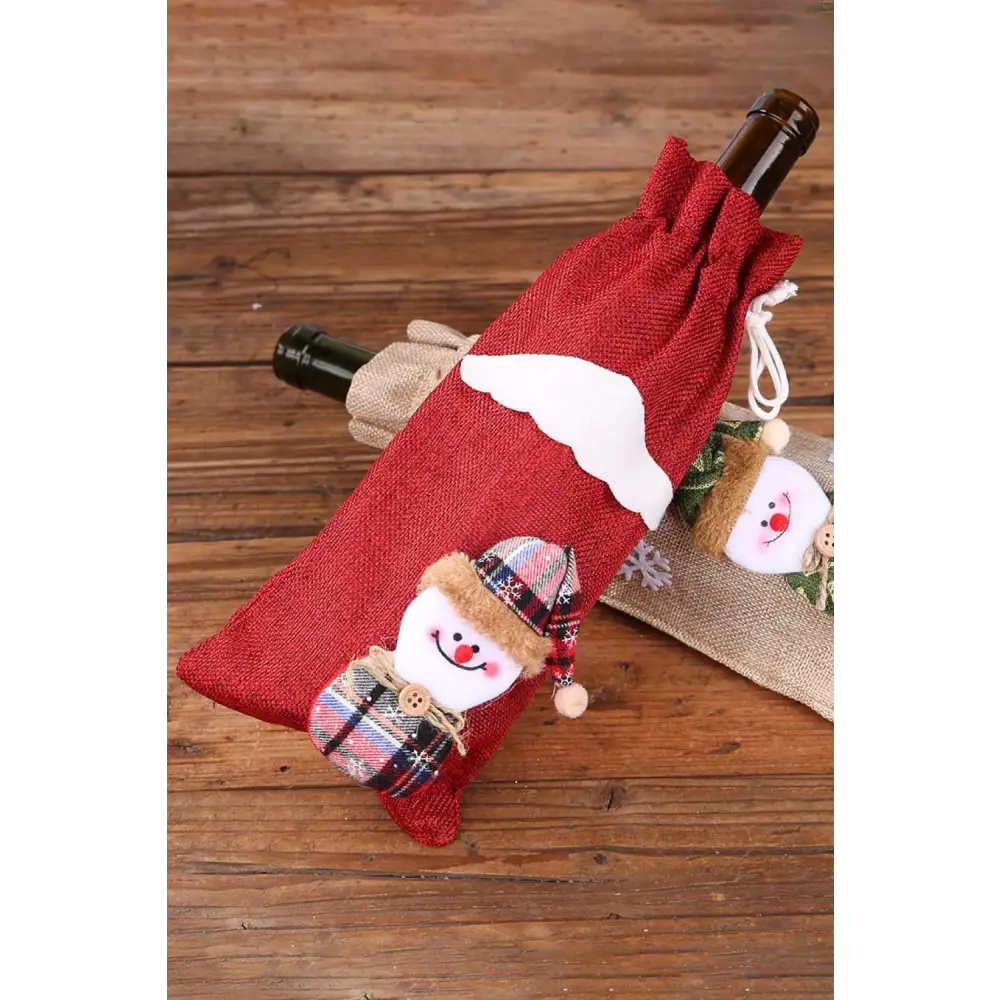 Christmas Gnome Bottle Cover