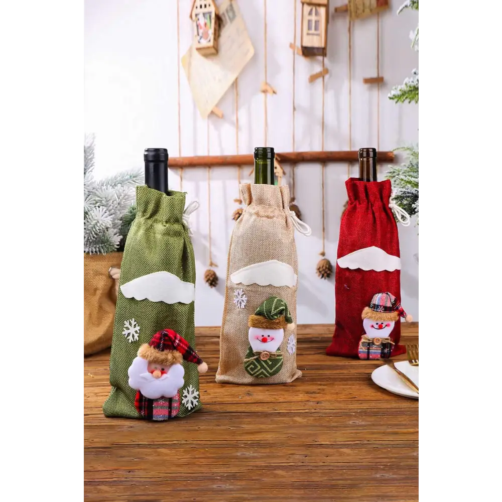 Christmas Gnome Bottle Cover