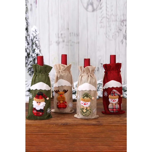 Christmas Gnome Bottle Cover - CM Fashion