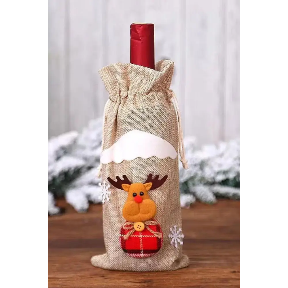 Christmas Gnome Bottle Cover