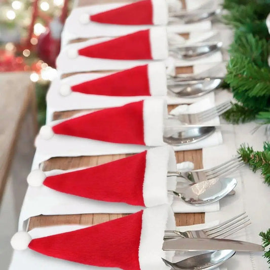 Christmas Hat Cutlery Holders - CM Fashion