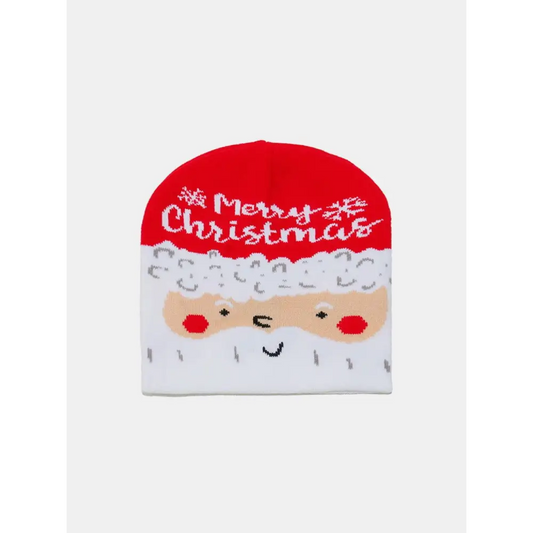 Christmas Pattern Knit Hat - CM Fashion