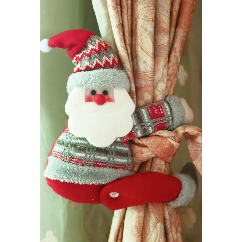 Christmas Santa Curtain Tieback