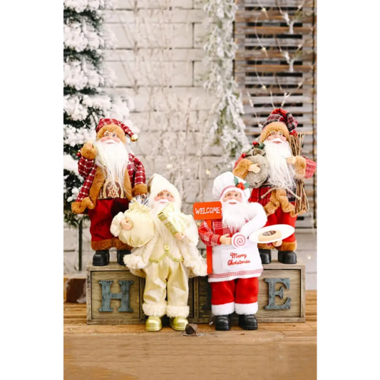 Christmas Standing Santa Claus Figure - CM Fashion