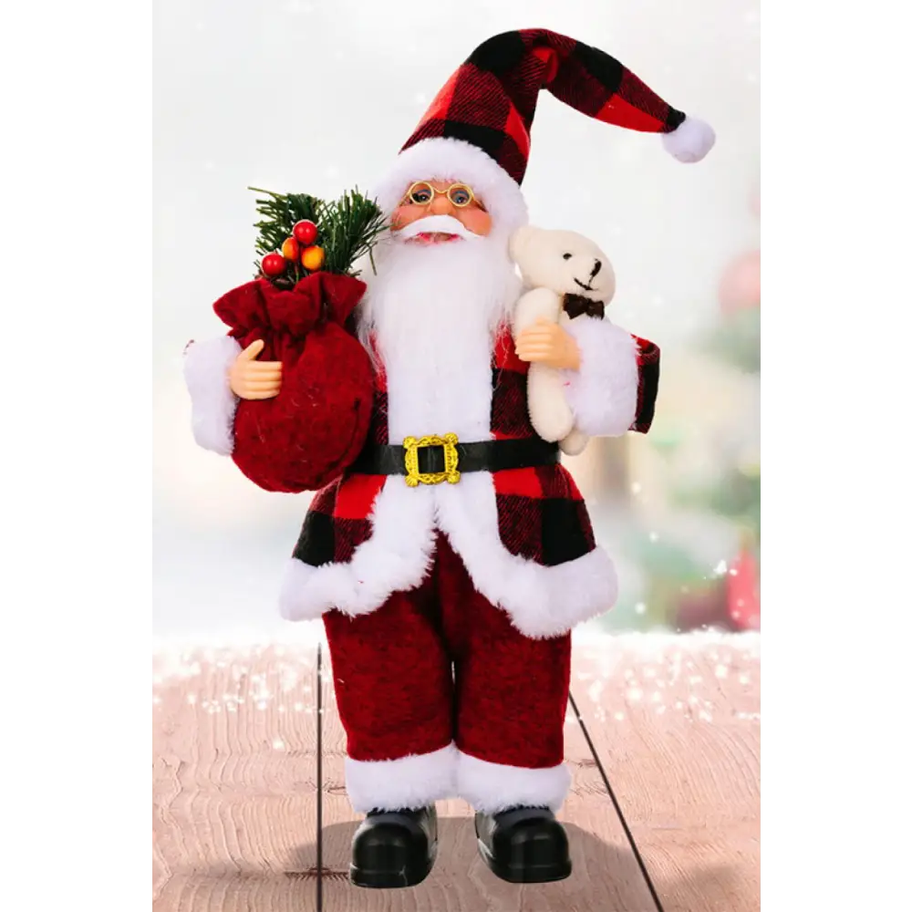 Christmas Standing Santa Claus Figure