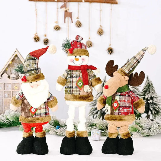 Christmas Telescopic Leg Doll - CM Fashion