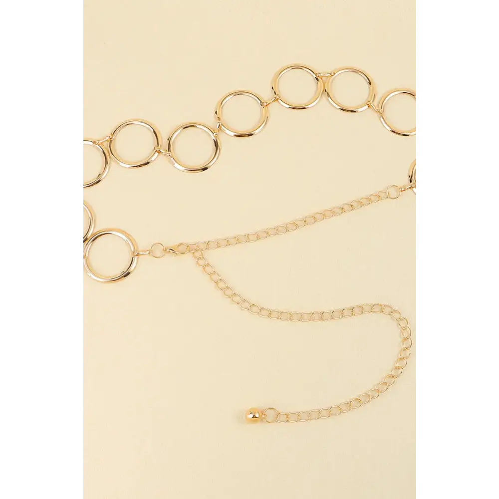 Circle Ring Chain Belt