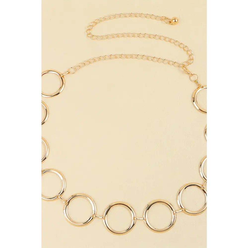 Circle Ring Chain Belt