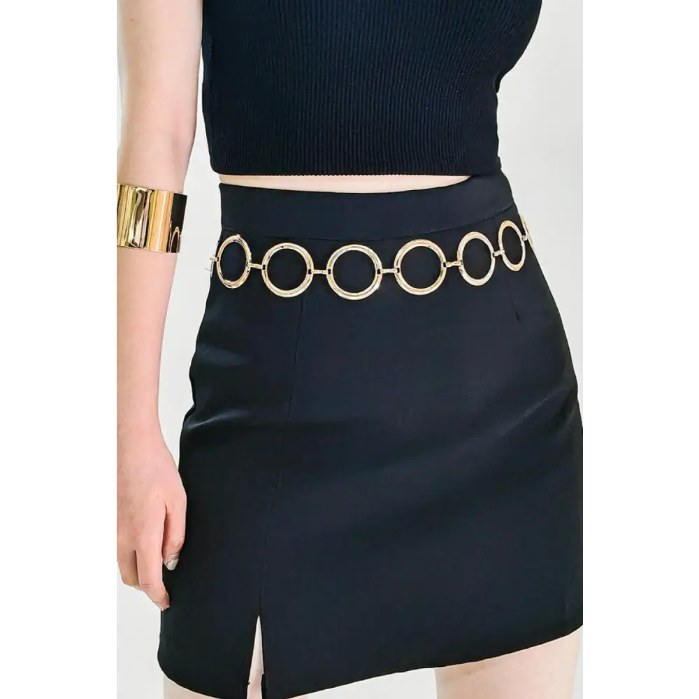 Circle Ring Chain Belt