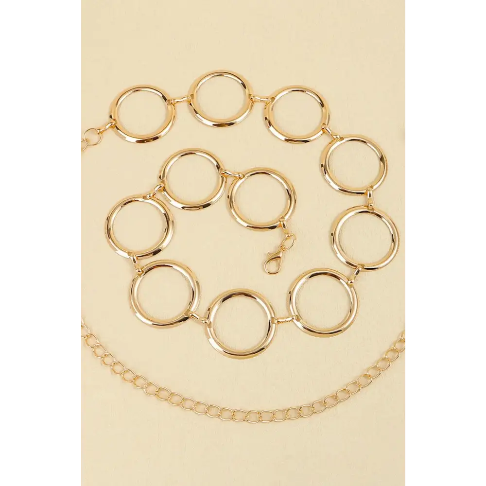 Circle Ring Chain Belt