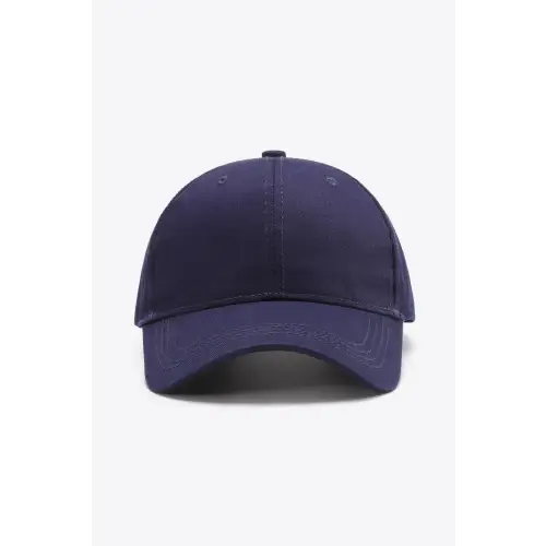 Classic Navy Cotton Baseball Cap