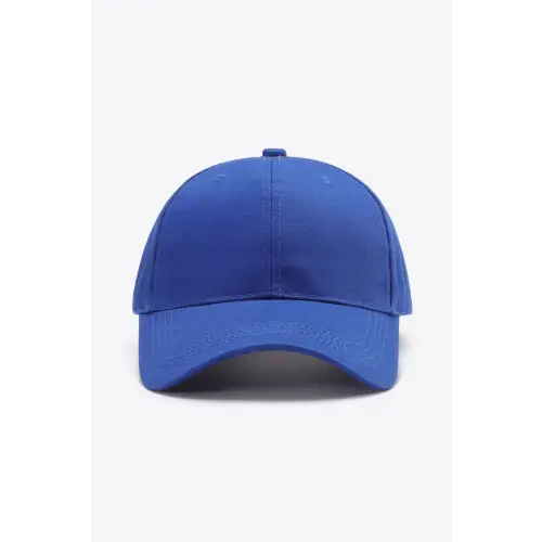 Classic Navy Cotton Baseball Cap
