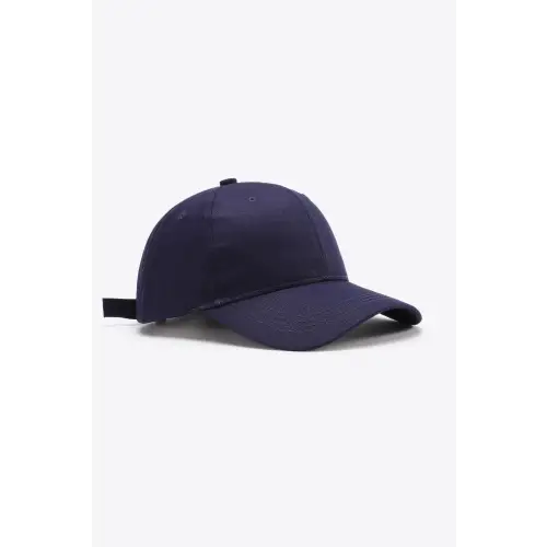 Plain Adjustable Cotton Baseball Cap - CM Fashion