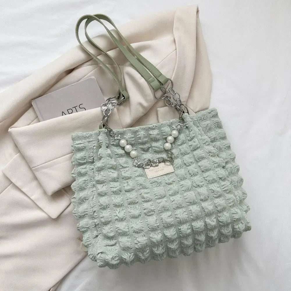 Dreamy Cloud Puffy Polyester Tote Bag for Stylish Adventures