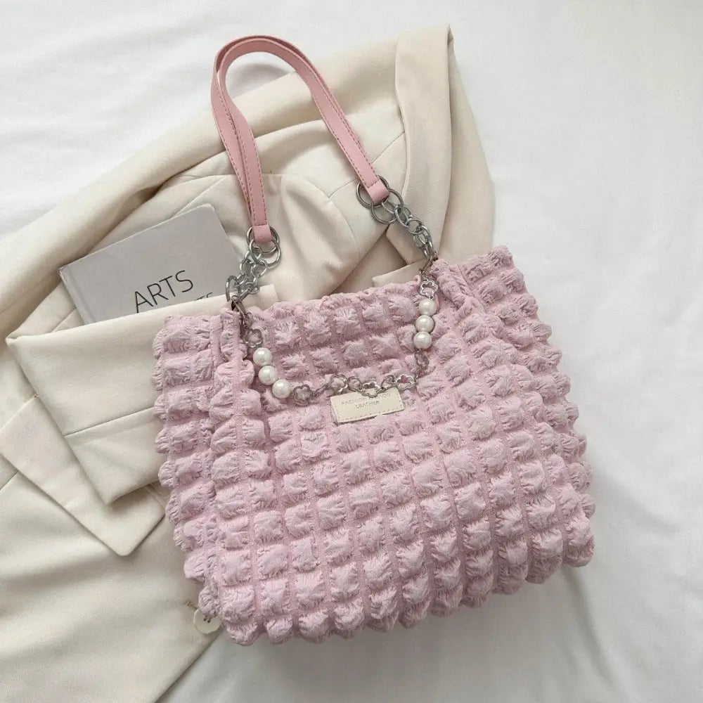 Dreamy Cloud Puffy Polyester Tote Bag for Stylish Adventures