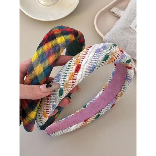 Colorful Polyester Hair Headband - CM Fashion