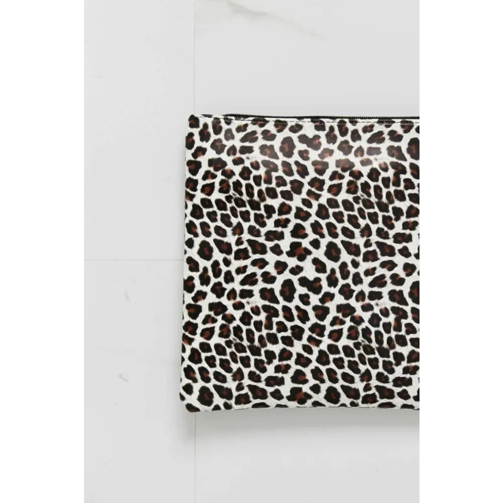 Stylish Animal Print Wristlet Clutch with Original Tags