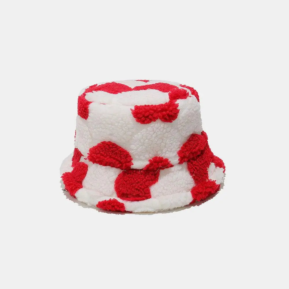 Stylish Miara Contrast Heart Bucket Hat for Fashion Lovers