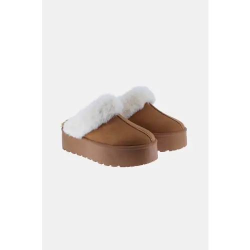 Cozy Chic Fur Trim Snow Slippers for Ultimate Winter Comfort