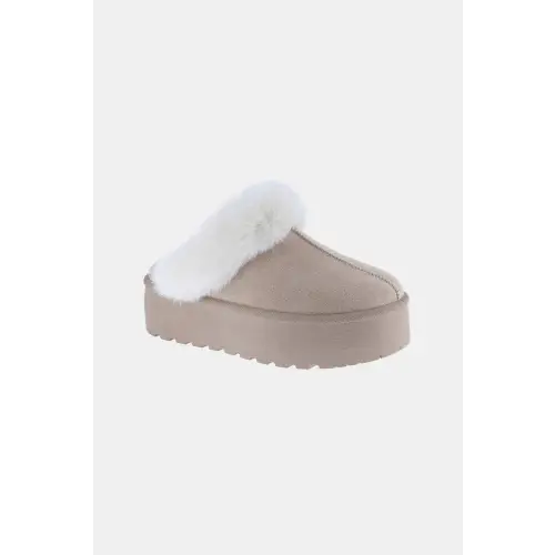 Cozy Chic Fur Trim Snow Slippers for Ultimate Winter Comfort