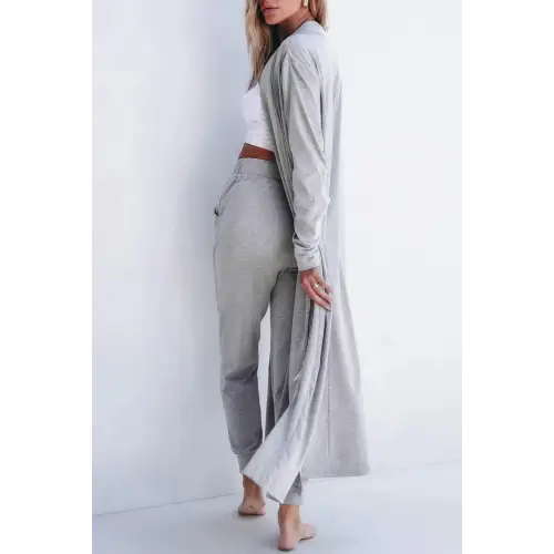 Cozy Chic Long Sleeve Cardigan and Pants Lounge Set