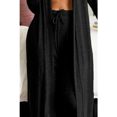 Cozy Chic Long Sleeve Cardigan and Pants Lounge Set
