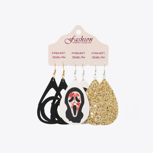 Teardrop Shape Dangle Earrings - CM