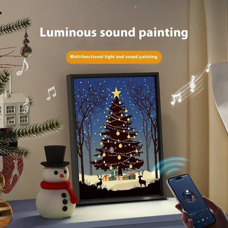 Illuminate Christmas with the Luminous Tree Bluetooth Speaker