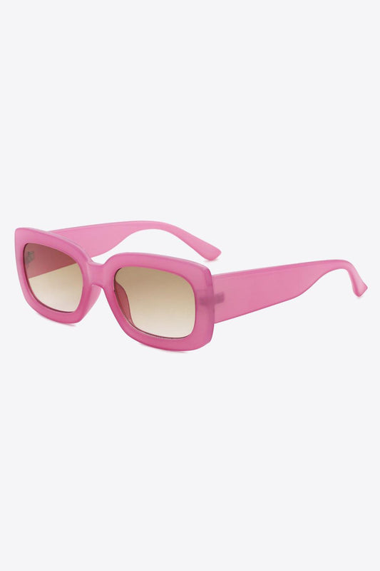 Polycarbonate Frame Rectangle Sunglasses - CM