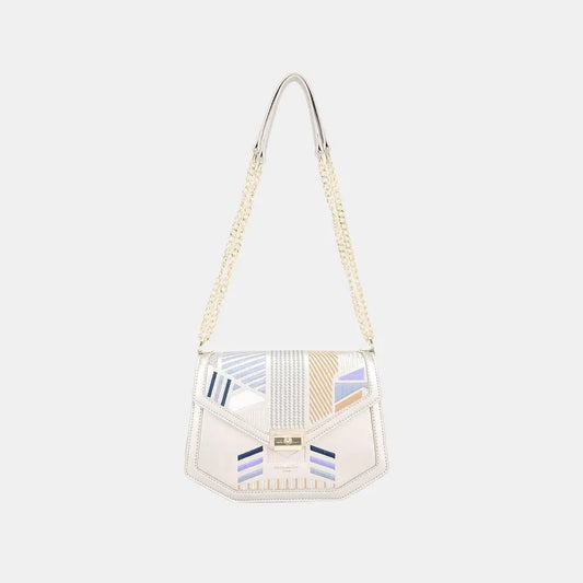 David Jones Geometric Print Crossbody Bag - CM Fashion