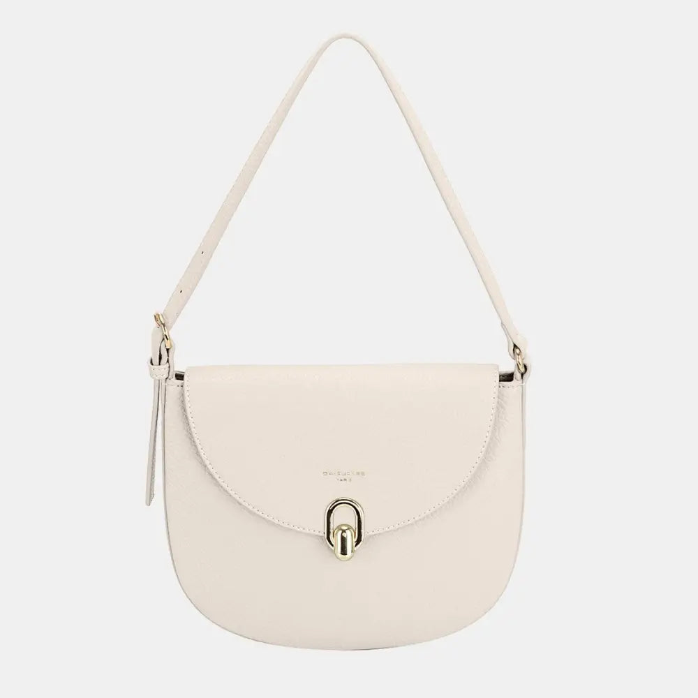 Chic David Jones Metal Buckle Shoulder Bag