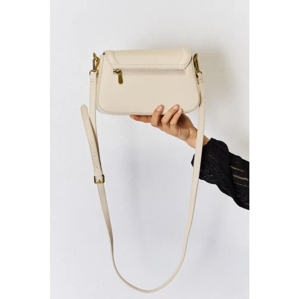 David Jones PU Leather Crossbody Bag