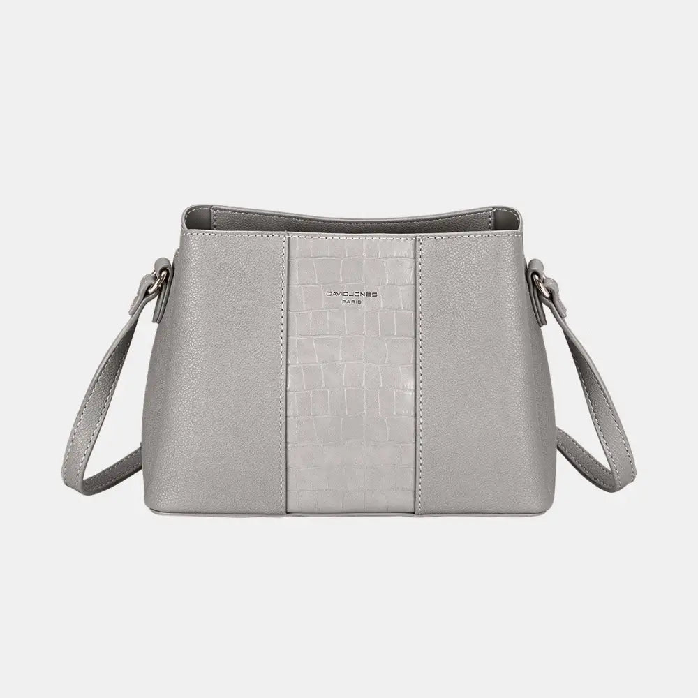 David Jones PU Leather Crossbody Bag