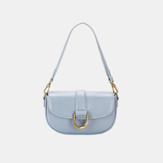 David Jones PU Leather Shoulder Bag - CM Fashion