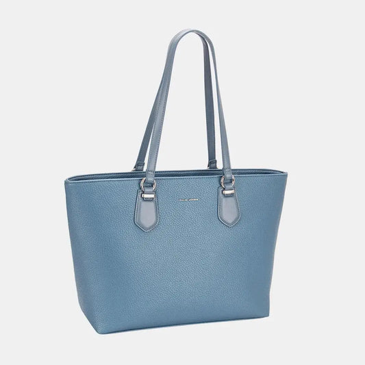 David Jones PU Leather Tote Bag - CM Fashion