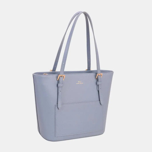 David Jones PU Leather Tote Bag - CM Fashion