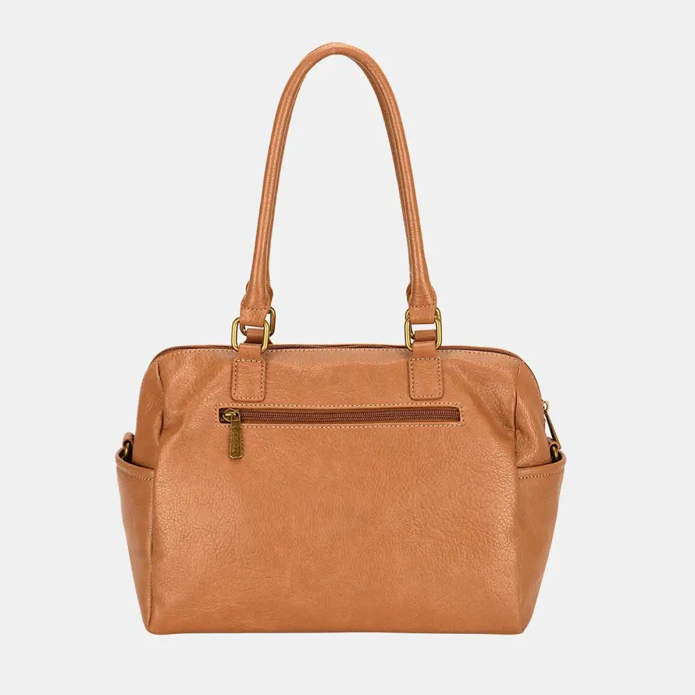 Stylish David Jones Zipper PU Leather Handbag for Every Occasion