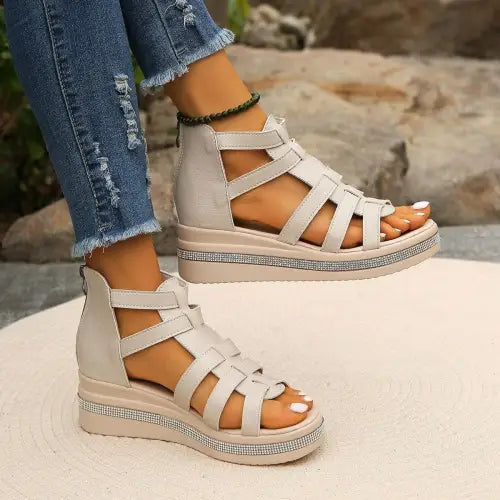 Dazzling Wedge Sandals