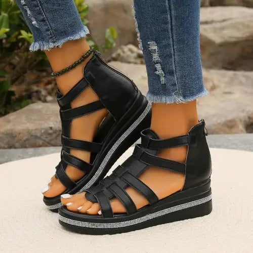 Dazzling Wedge Sandals