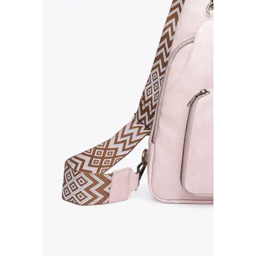 Dazzling Trip Pu Leather Sling Bag by Adored