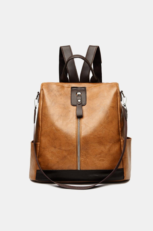 PU Leather Backpack Bag - CM