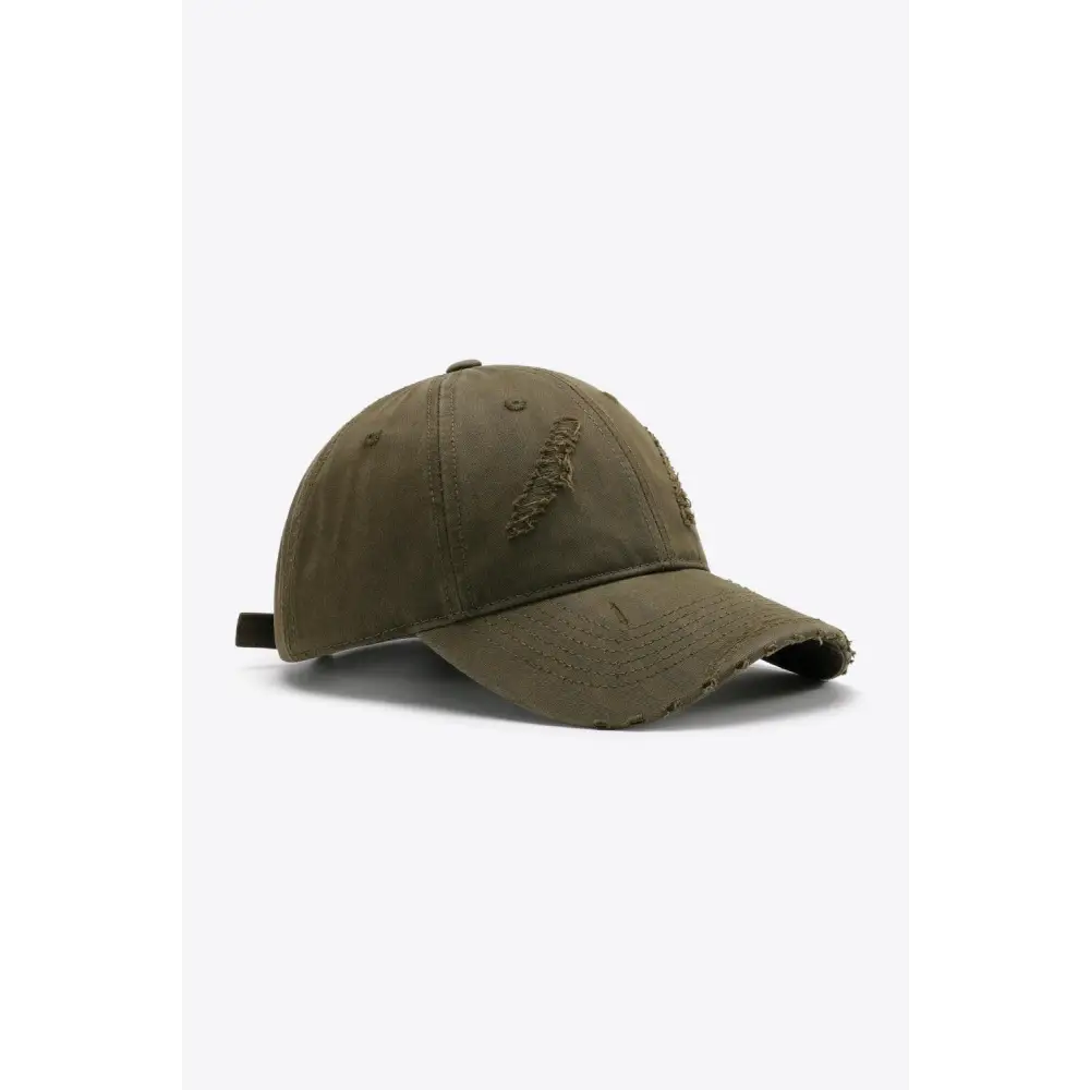 Distressed Adjustable Baseball Cap