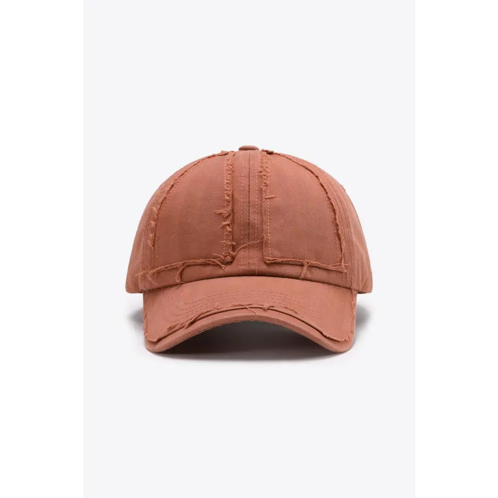 Distressed Adjustable Baseball Cap