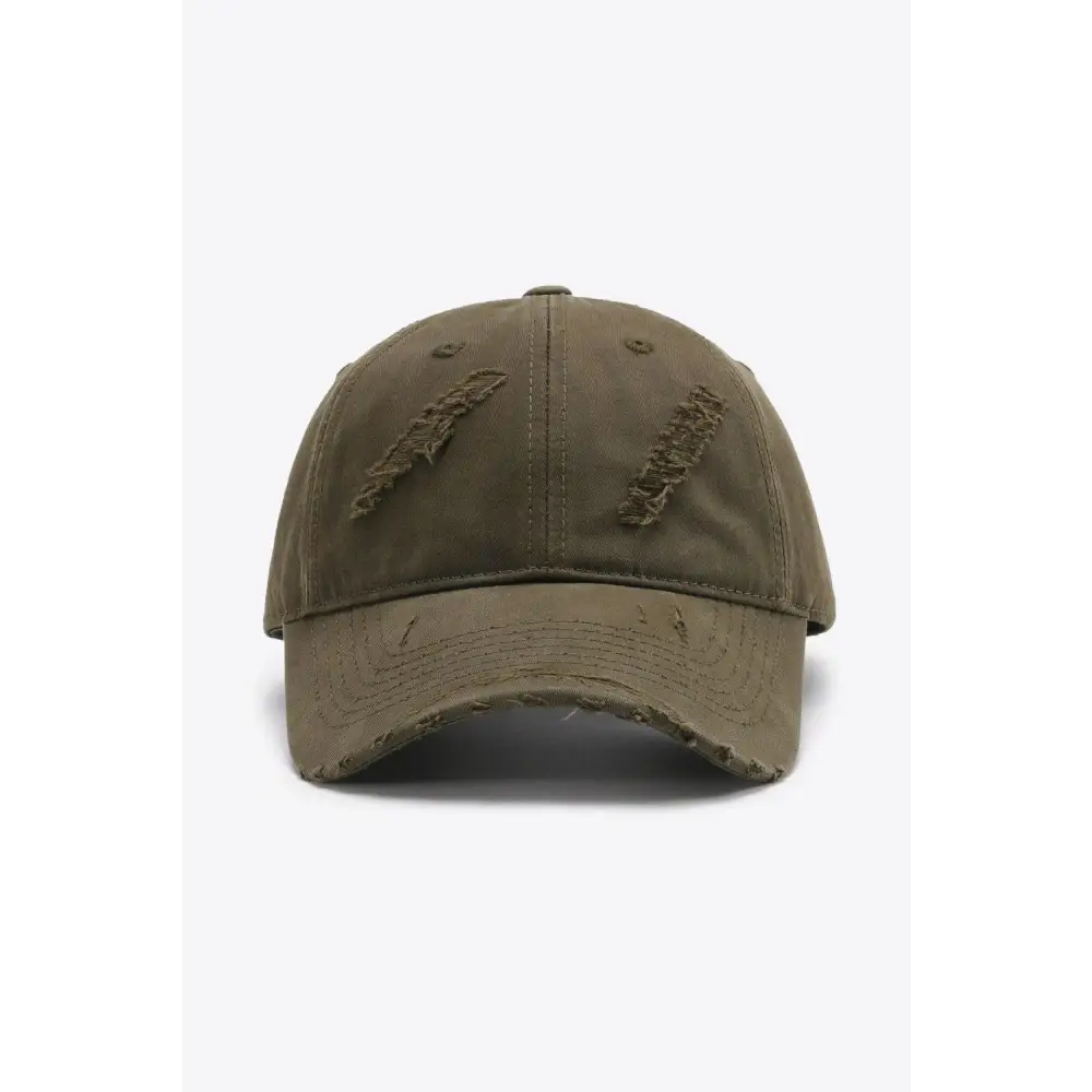 Distressed Adjustable Baseball Cap