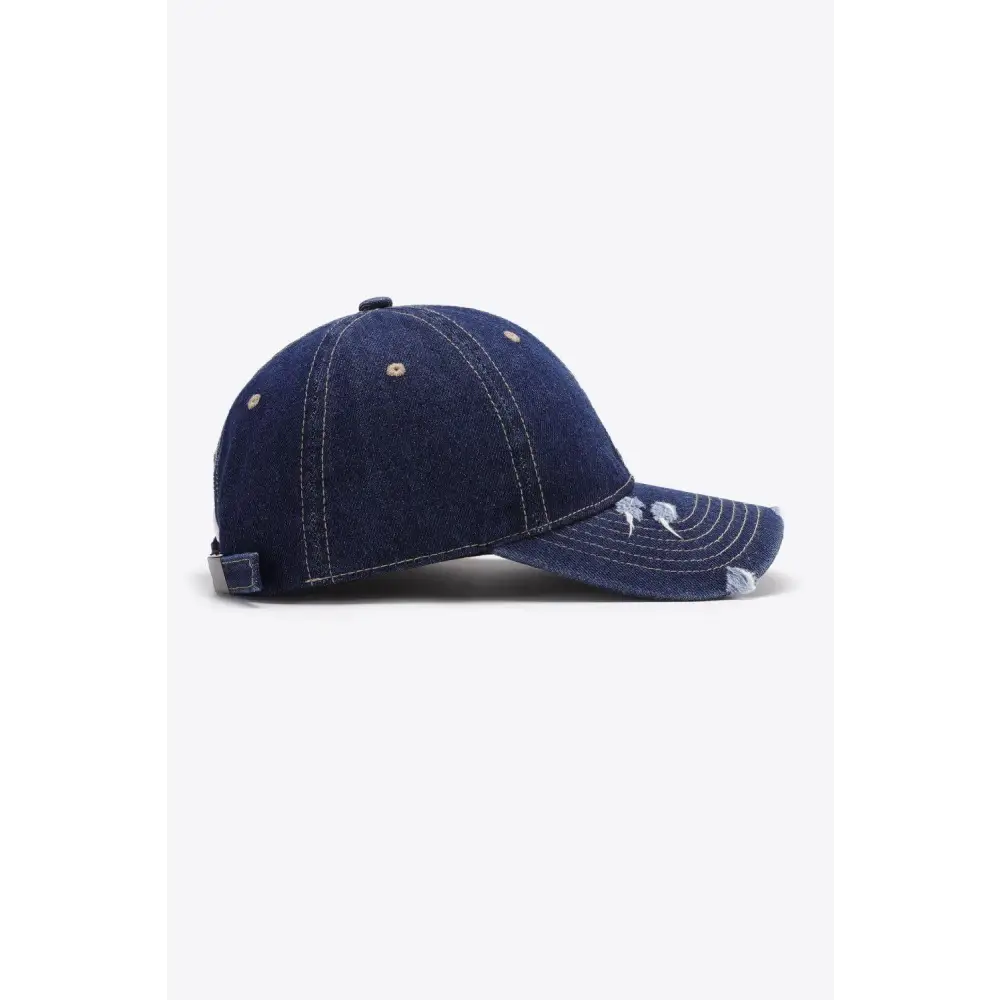 Distressed Adjustable Baseball Cap